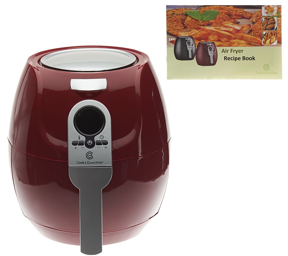 Cook's Essentials 3 qt. 1400 Watt Air Fryer with Recipe Book — QVC.com