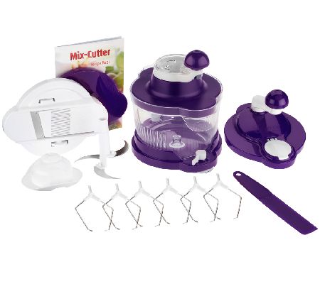Genius 10-piece 6 Cup Mix Slice and Chop Set