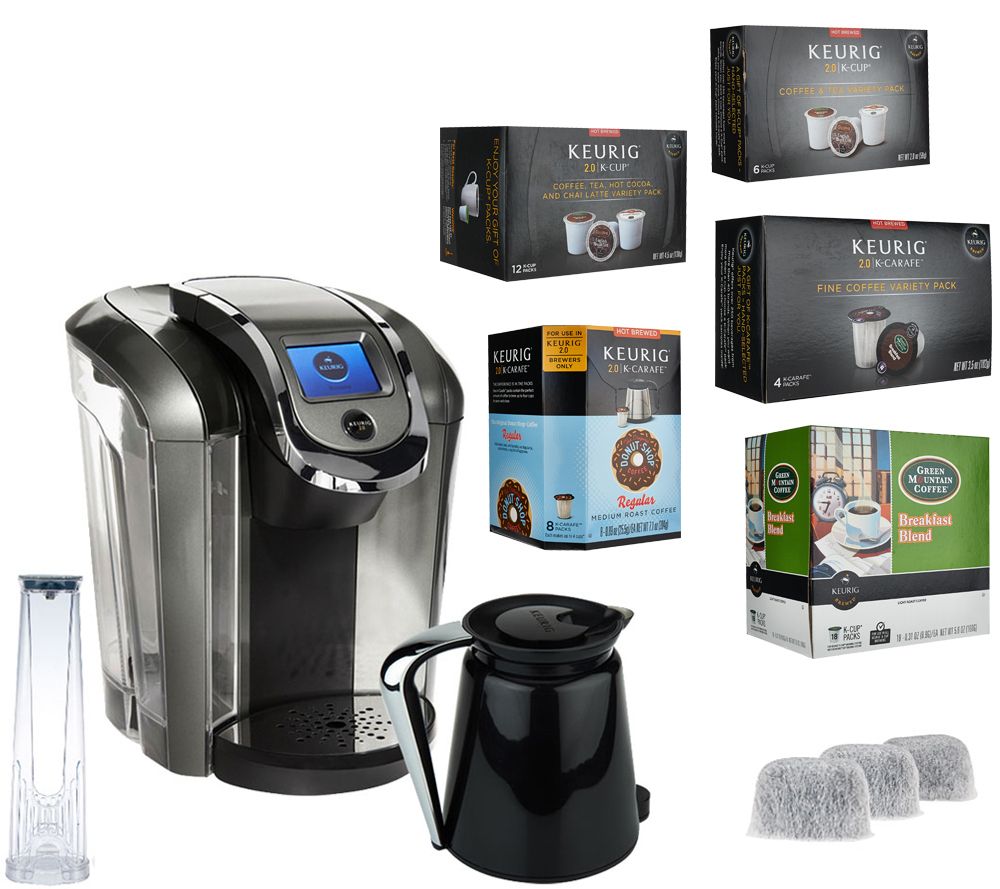 Pods  Pods, 2.0 12 coffee Cup K Coffee qvc  K w/ maker Maker Keurig 36  K550 Carafe