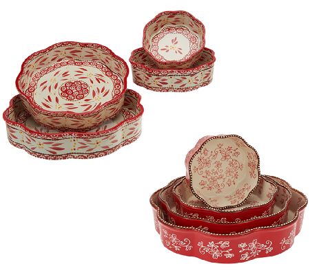 Temp-tations Set of 4 Nested Cake Pans