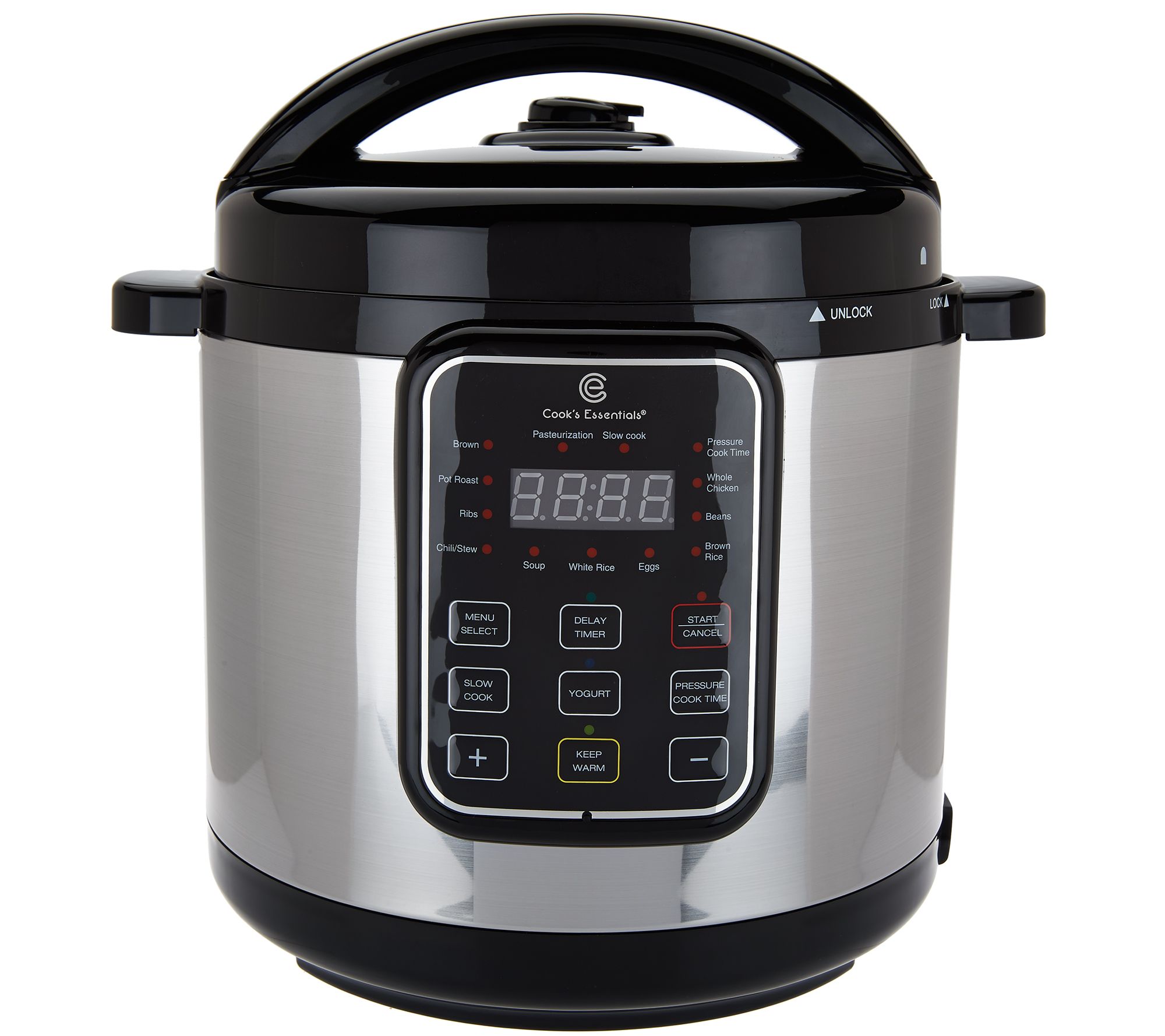 Cook's Essentials 6qt Sloped Panel Digital Pressure Cooker Page 1