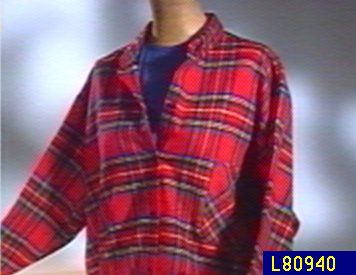 flannel nightshirt plaid button down qvc