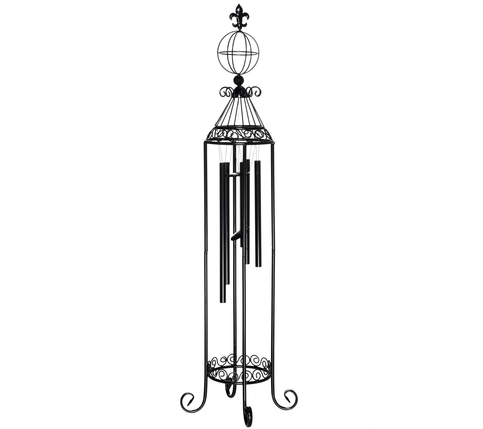 Delicate Scroll Free Standing Wind Chimes Page 1 —