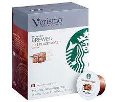 Starbucks Verismo Pike Place Roast Coffee Pods- 72-Pack