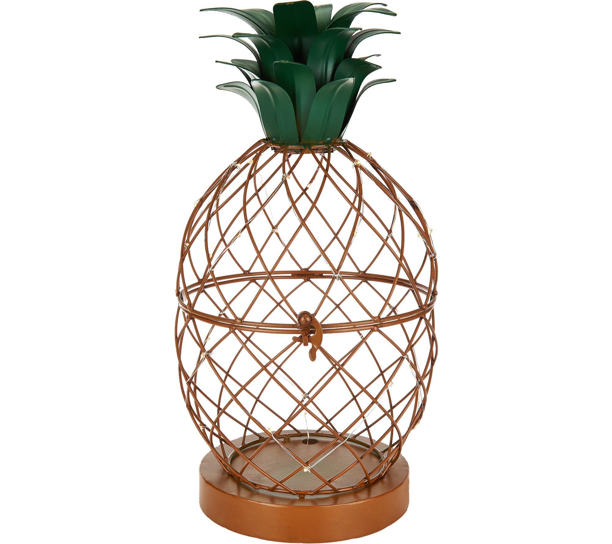 Plow & Hearth Illuminated Metal Garden Planter Page 1 —