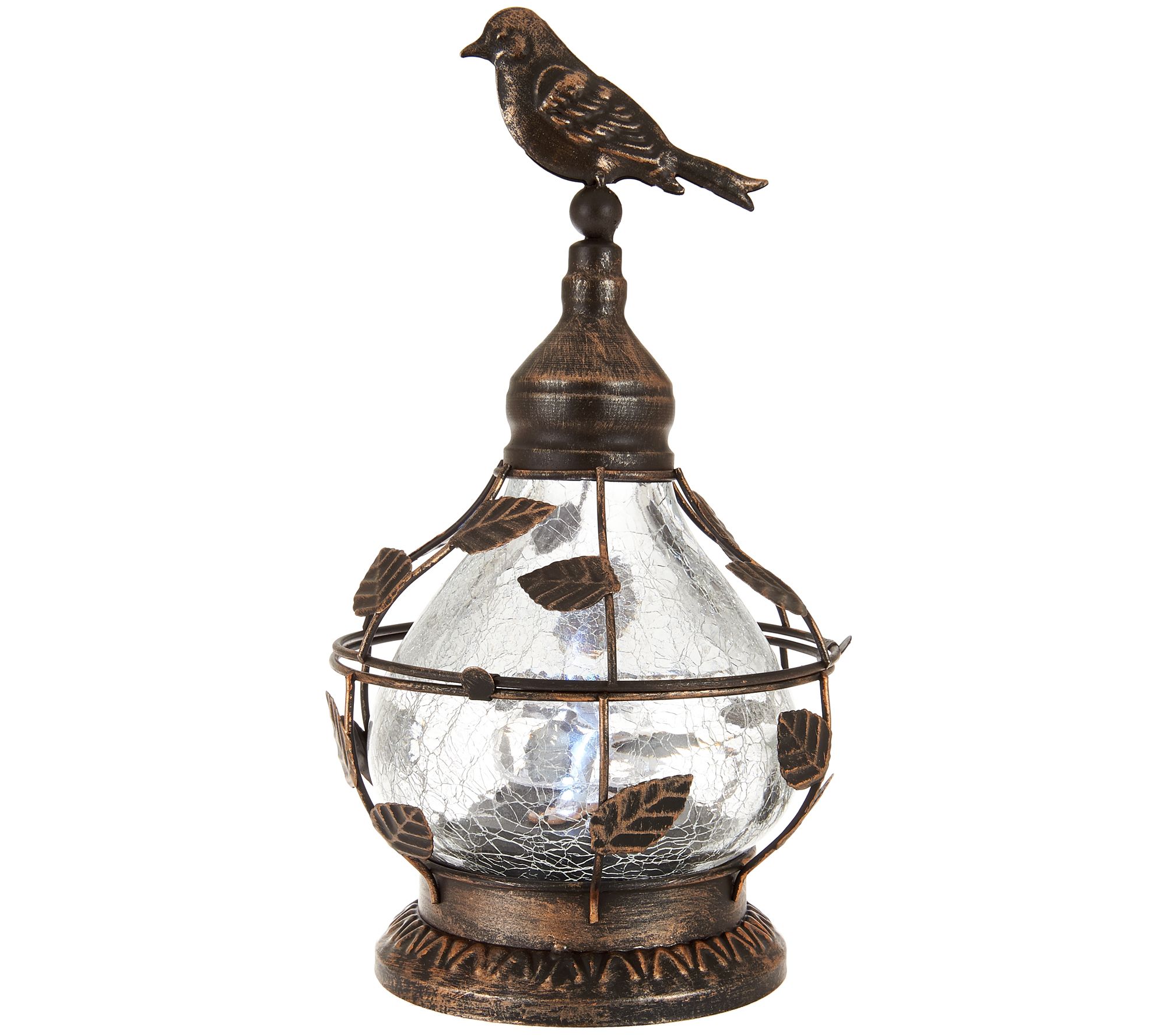 solar light bird table