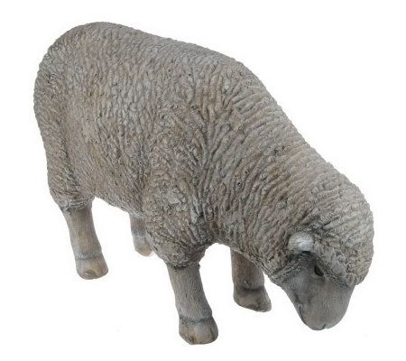 full size resin garden sheep