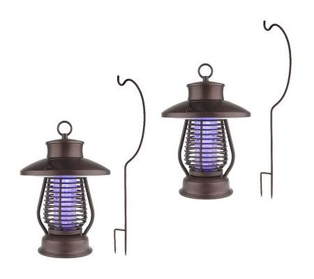 solar bug zapper lantern