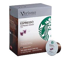Starbucks Verismo Espresso Coffee Pods - 72-Pack