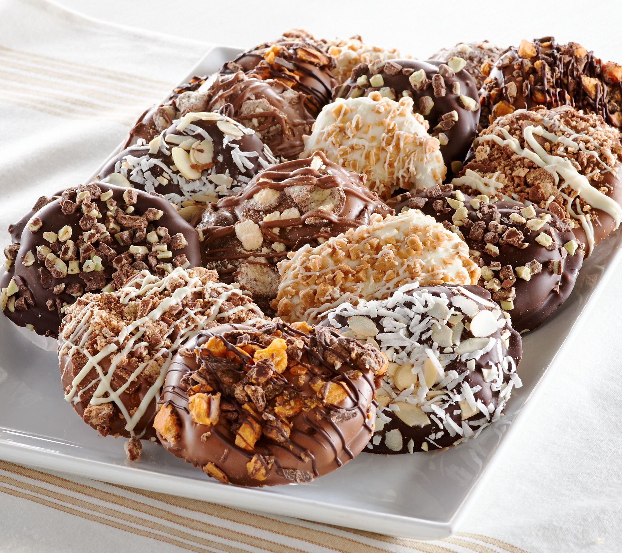 Landies Candies 18 Piece Candy Shop Chocolate Pretzels —