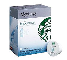 Starbucks Verismo Milk Pods - 72-Pack