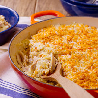 Chicken & Rice Casserole — David Venables Recipes — QVC Recipes