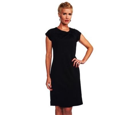 Joan Rivers Little Black Dress with a Twist