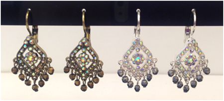 Joan Rivers Lavish Luxury Crystal Lever Back Earrings