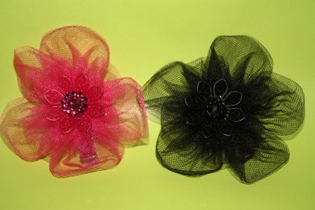 Tarina Tarantino Tulle Flower Anywhere Clips Flowers