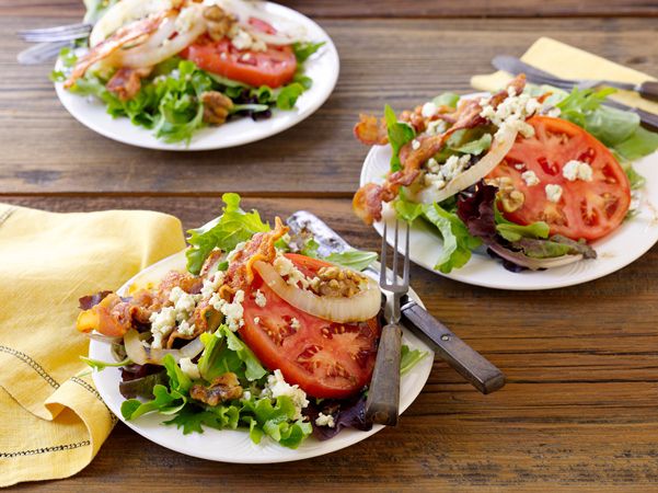 Grilled Vidalia Onion & Bacon Salad