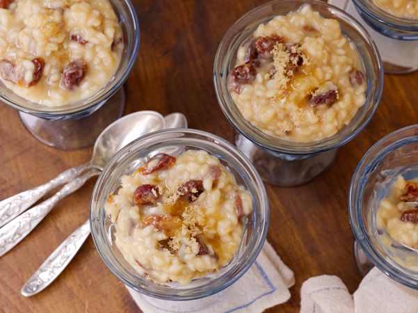 White Chocolate Cherry Rice Pudding