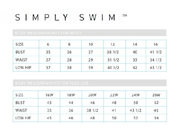 simply swim dream machine underwire swimdress qvc com qvc size chart