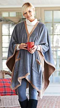 Stan Herman Two-Toned Plush Reversible CozyCuddler 