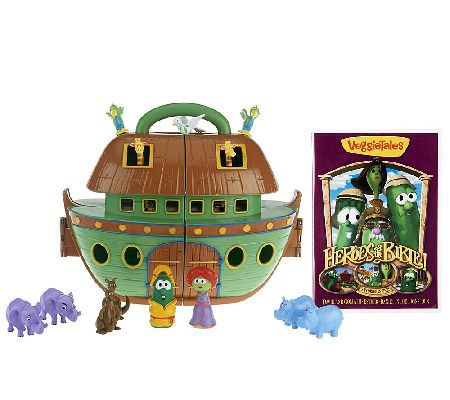 veggie tales noahs ark toy