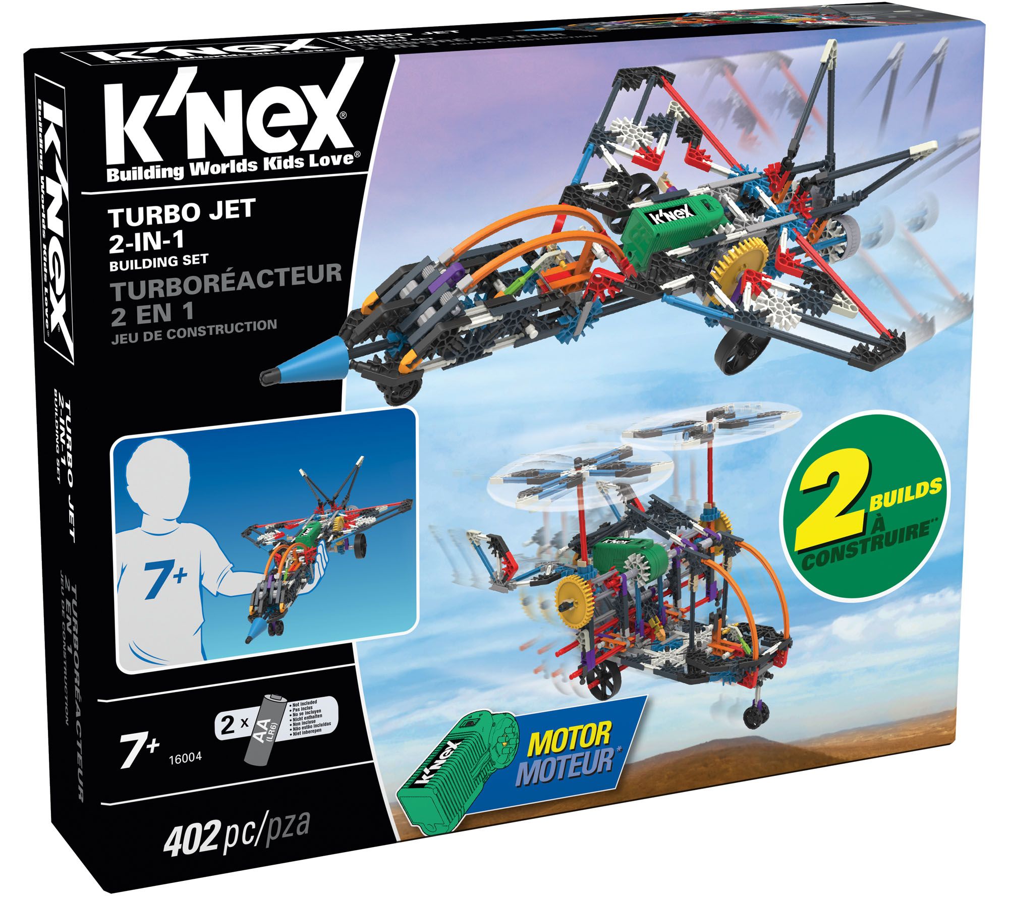 knex building set with motor
