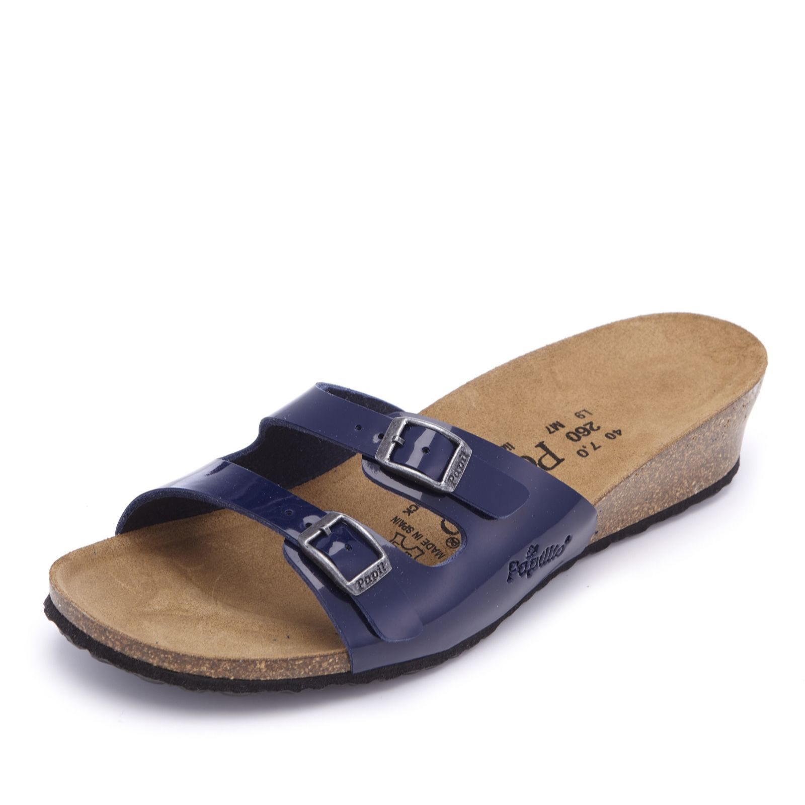 birkenstock 145488 video birkenstock madrid patent sandal 145488 qvc ...