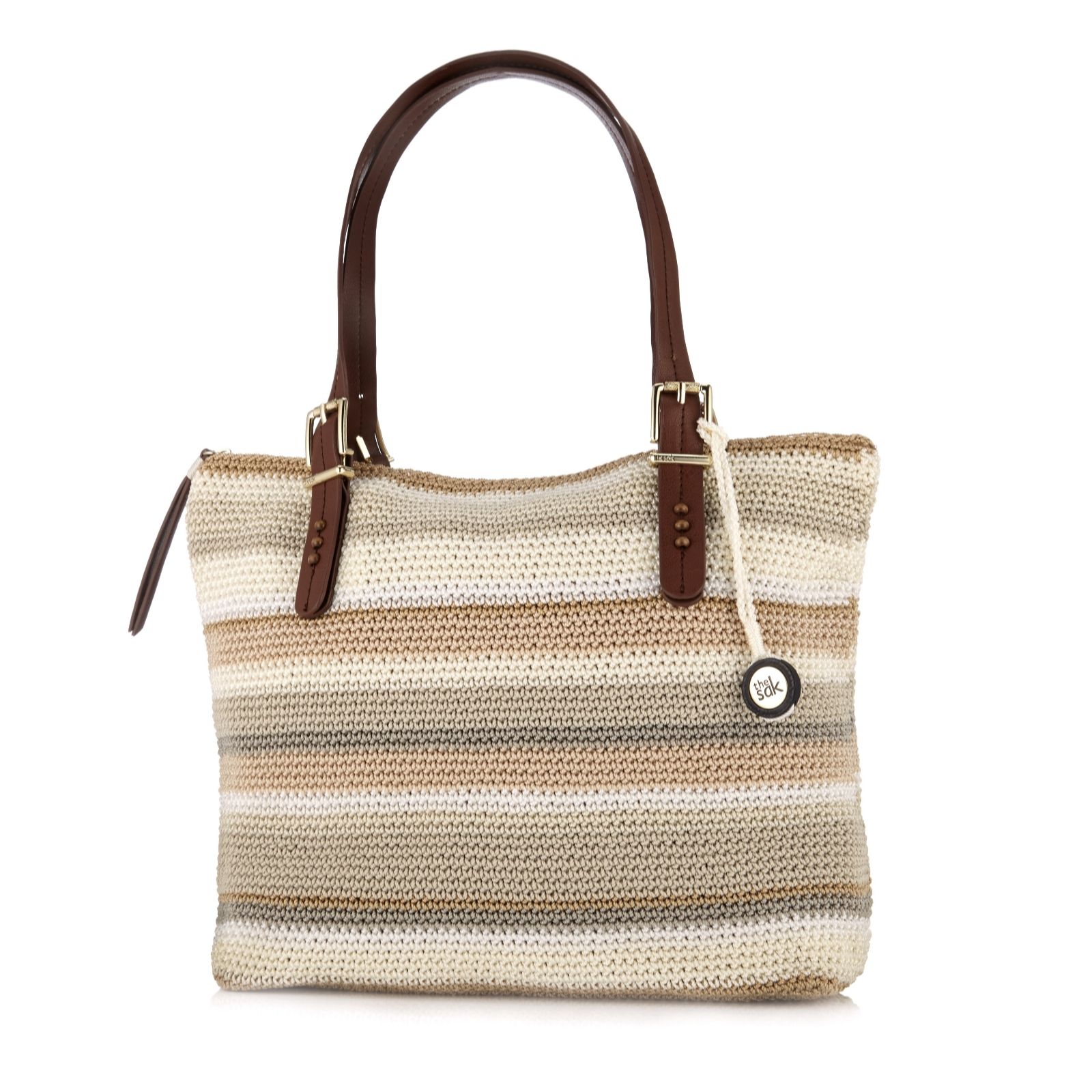 the sak crochet tote bag