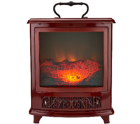 Duraflame Portable Stove Heater w/Handle & Flame Effect - V33515 — QVC.com