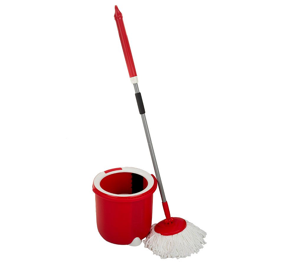 Fuller Brush Microfiber Spin Mop Pro w/ Single Chamber Bucket —