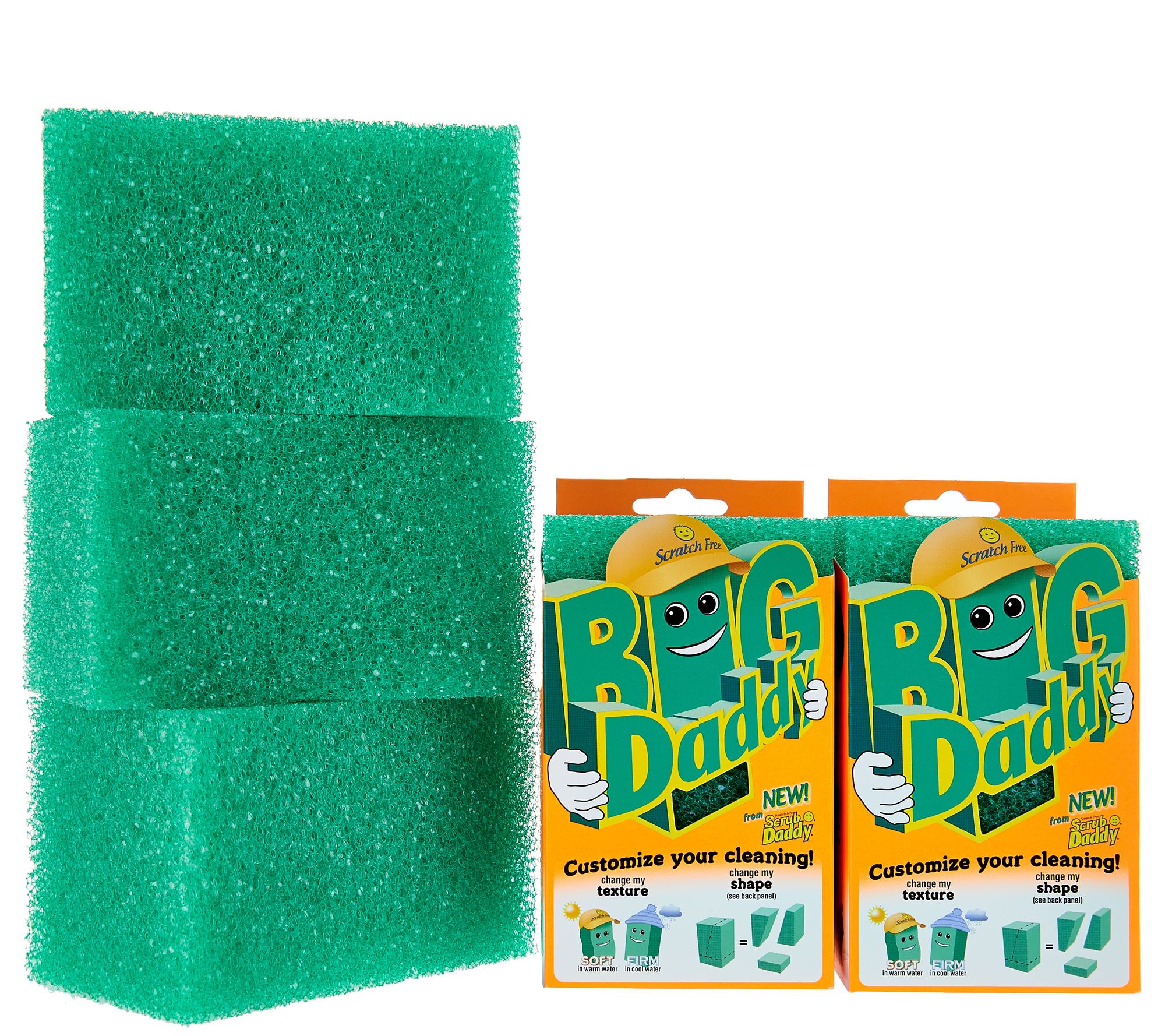 Big Daddy Set of 5 Supersized Cleaning Blocks by Scrub Daddy Page 1