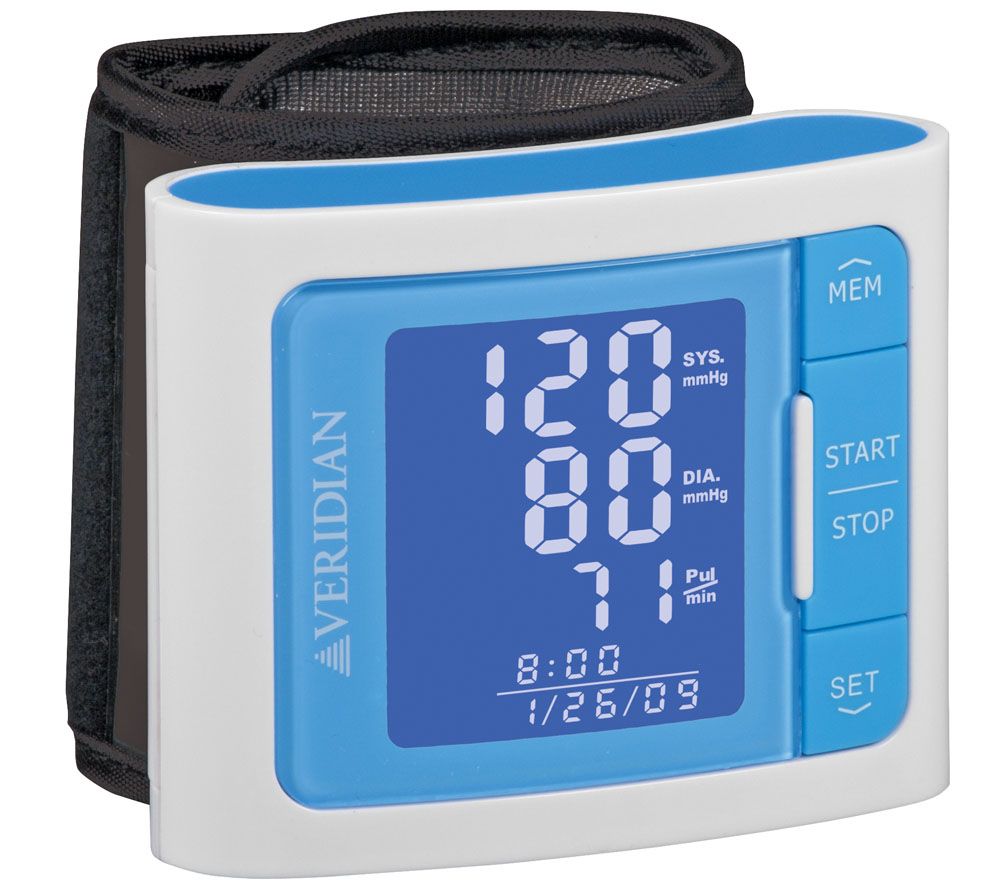 Veridian Wrist Blood Pressure Monitor Page 1 —