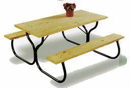 Jack Post FC-30 Fiesta Charm Picnic Table Frame — QVC.com