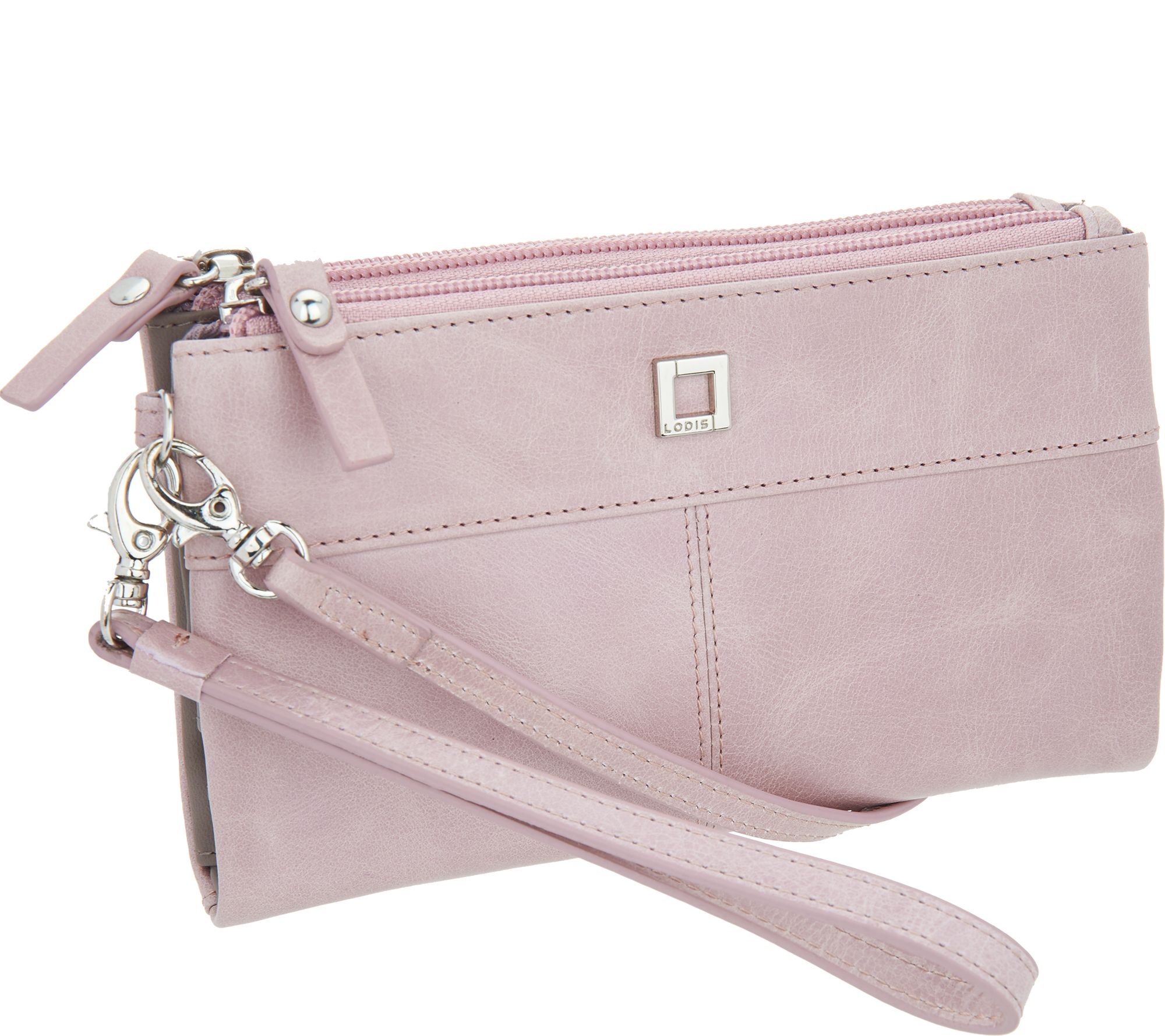 wristlet with crossbody strap