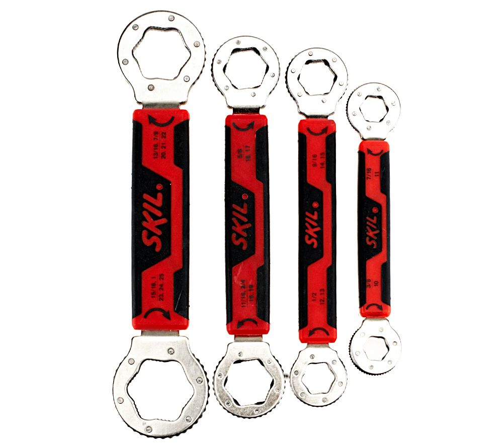 Skil Set of 4 Secure Grip Wrenches with Adjustable Inserts Page 1