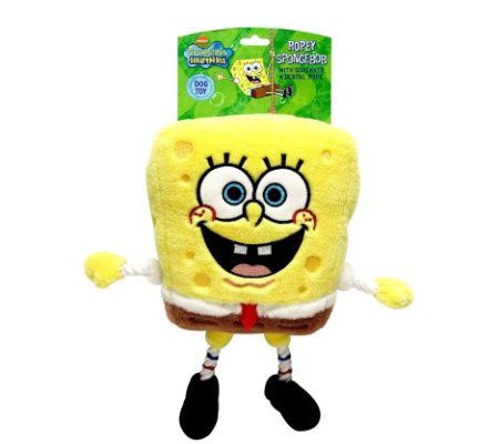 Ropey Spongebob Squarepants Plush Dog Toy — Qvc.com