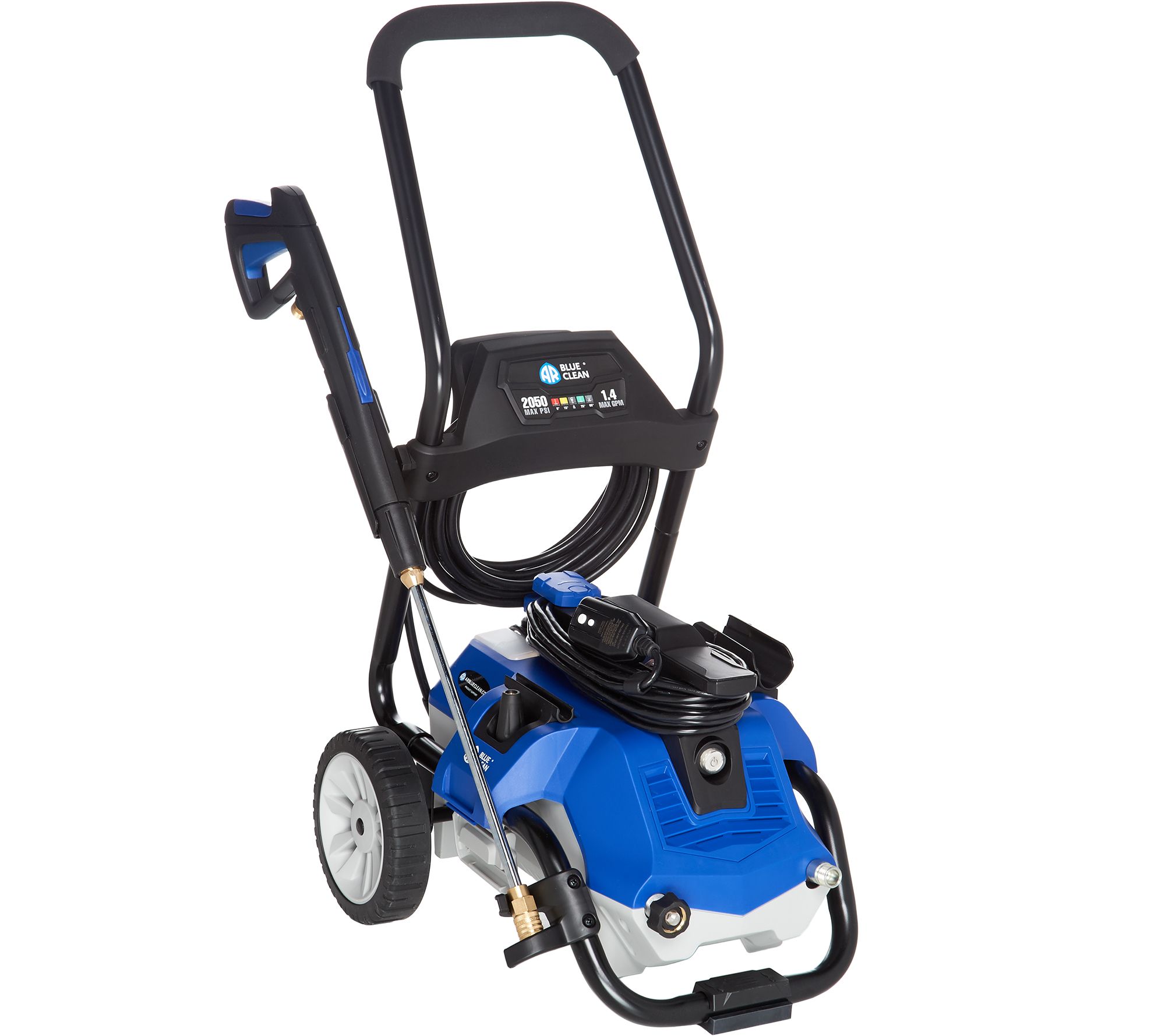 Blue Clean 2050 PSI Pressure Washer with OnOff Cart Page 1 —