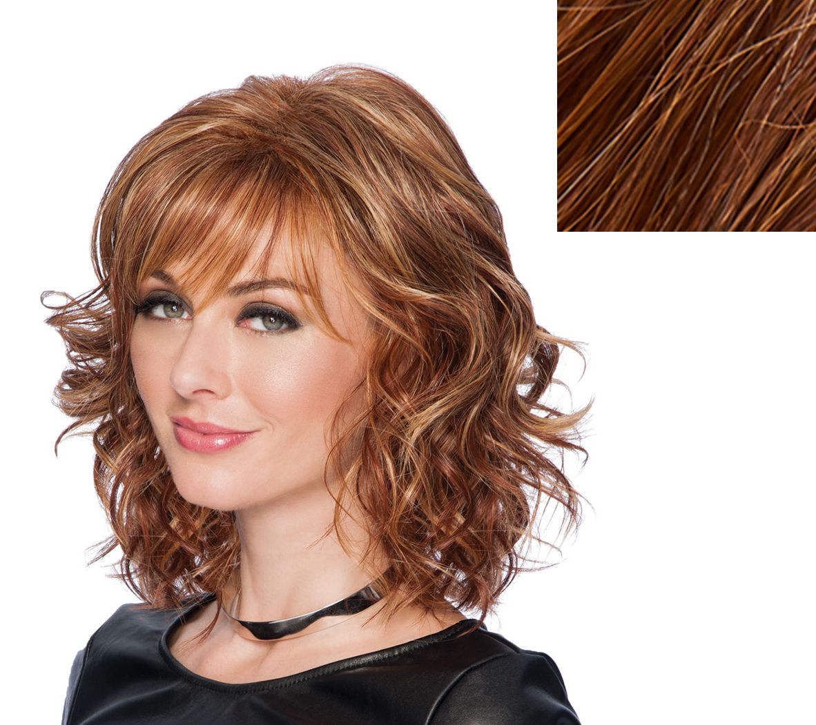 Hairdo Mid Length Tousled Bob Wig Page 1 Qvc Com