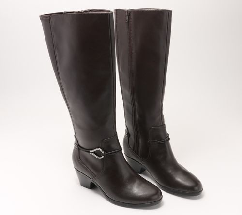 Botas Altas de Cuero Clarks Collection