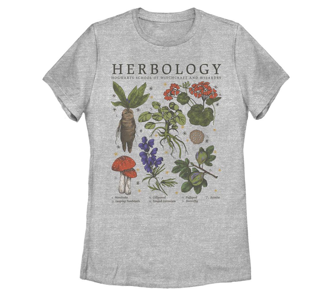 Fifth Sun Women's Harry Potter Herbology Athlet c Heather Tee