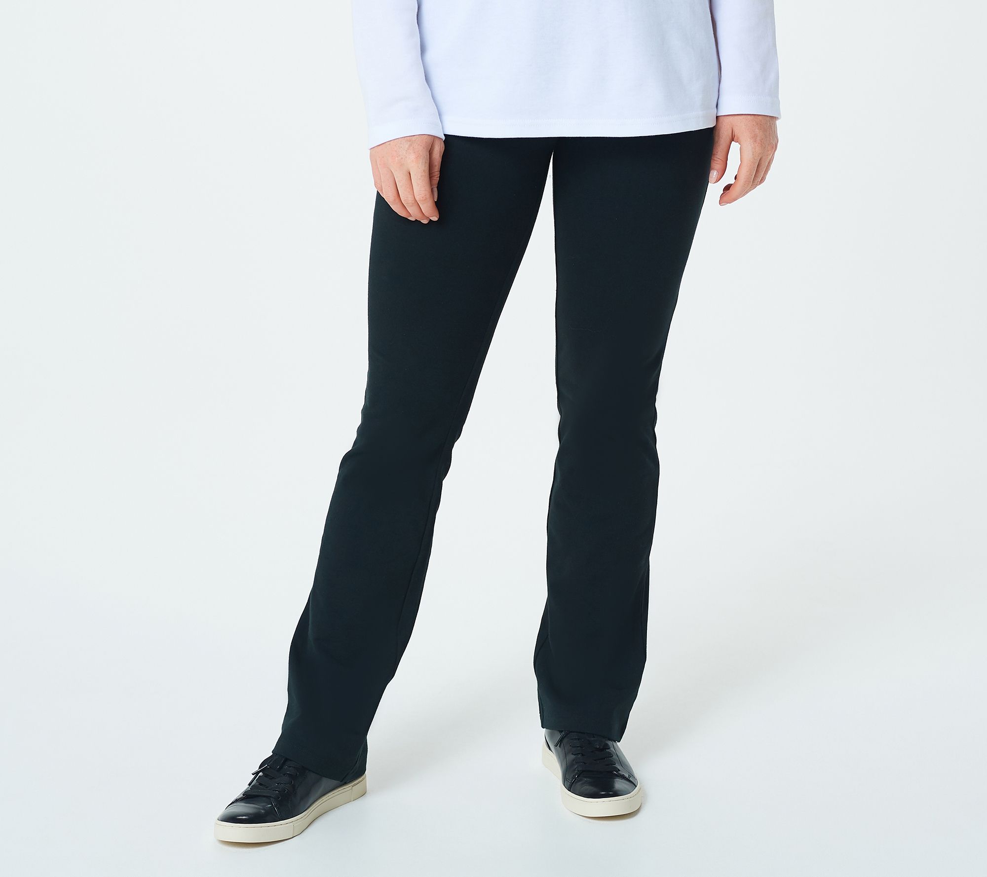 Women with Control Petite Tummy Control BabyBell Pants