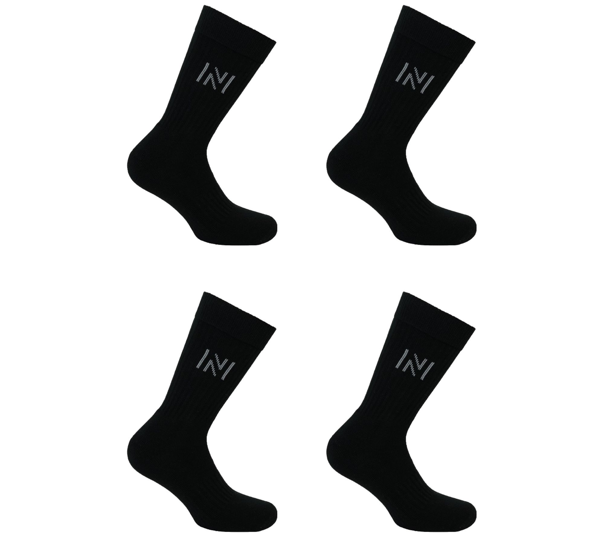 Norfolk Unisex Set of 4 Half Cushion Sport Crew Socks- Barkley