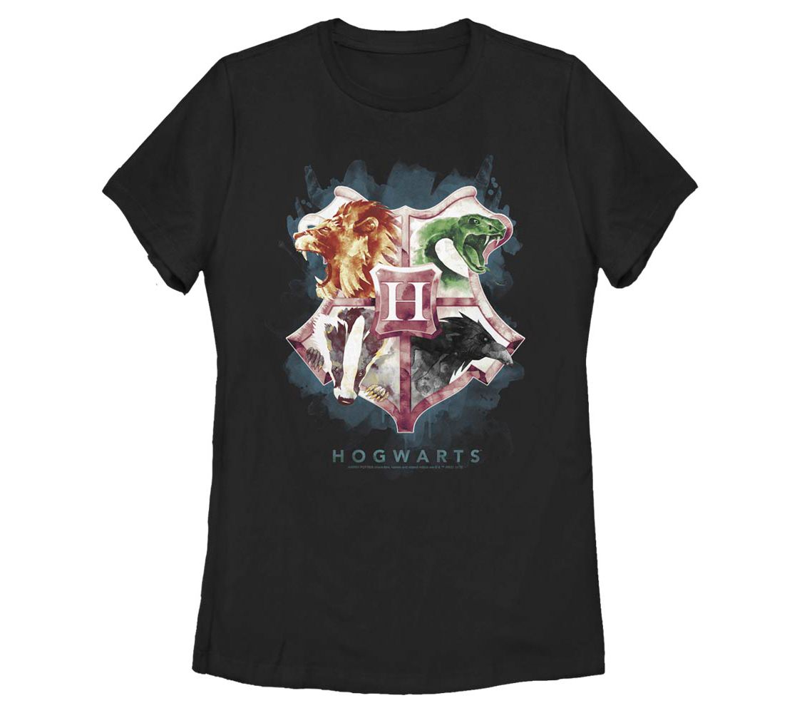 Fifth Sun Women's Harry Potter Hogwarts Mystic ash Tee