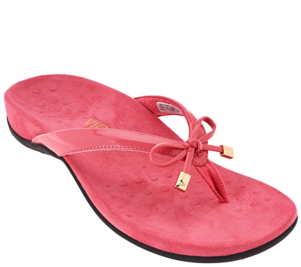 vionic pink flip flops