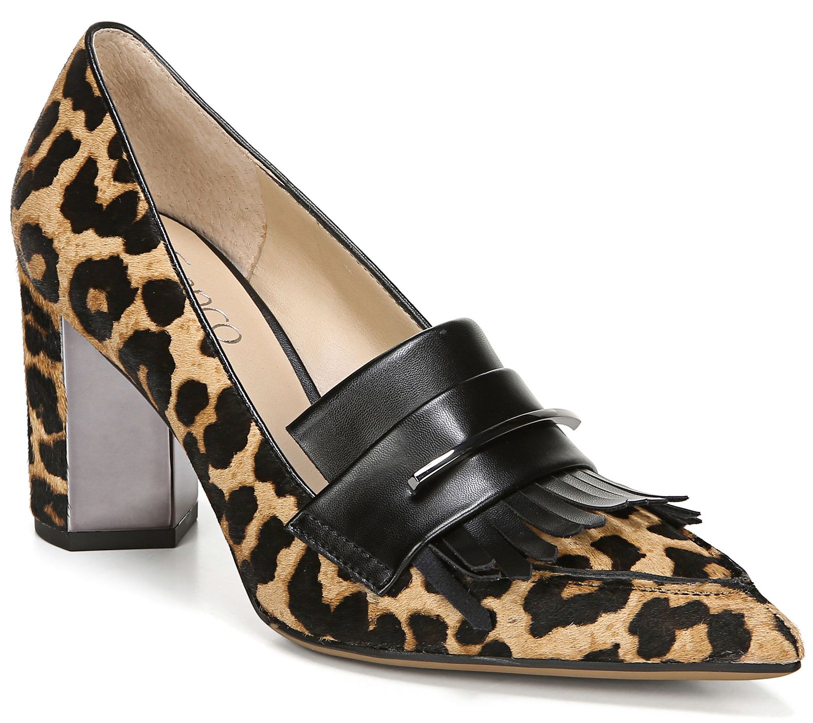 franco sarto heeled loafers