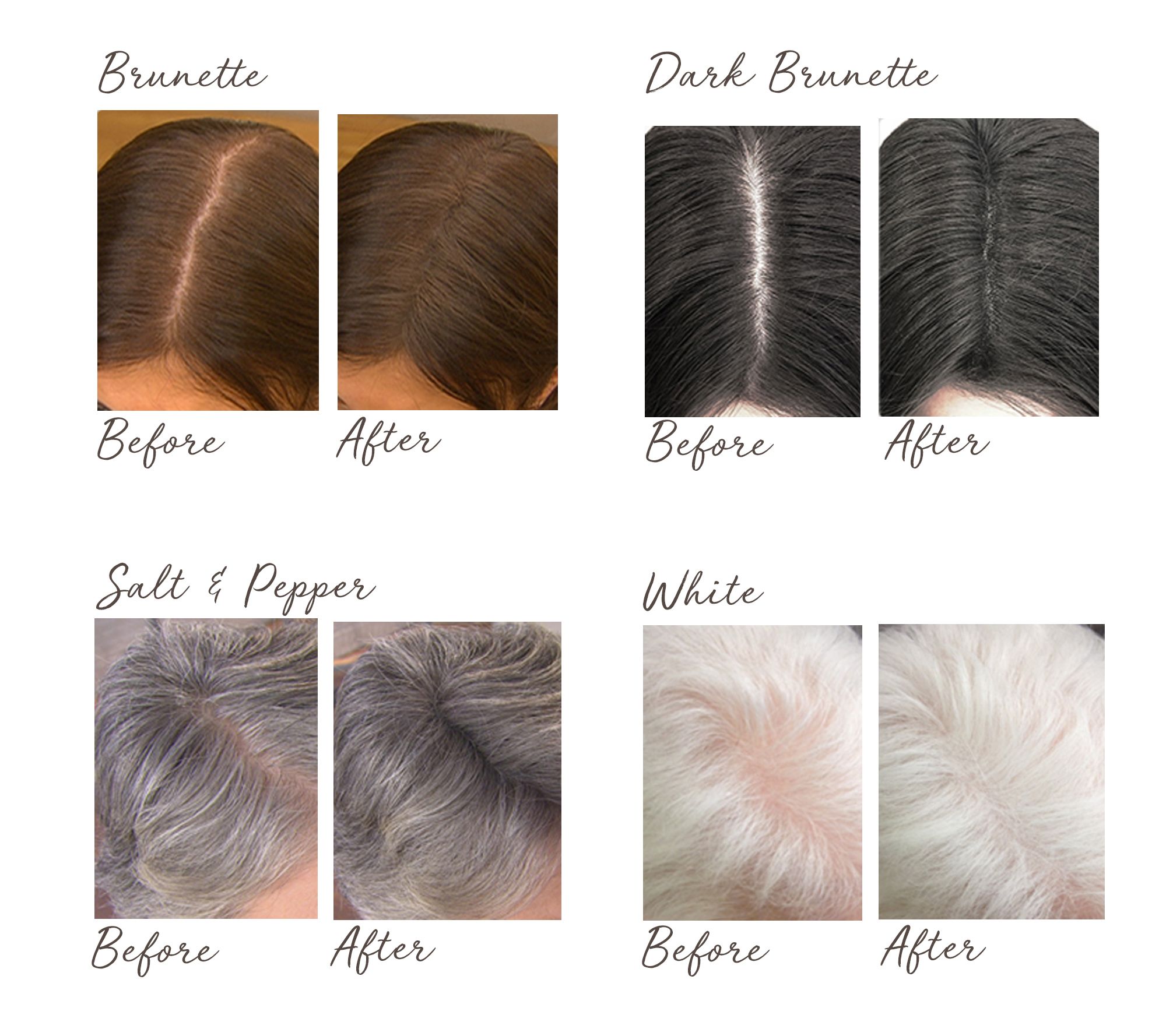 White Hair Color Chart