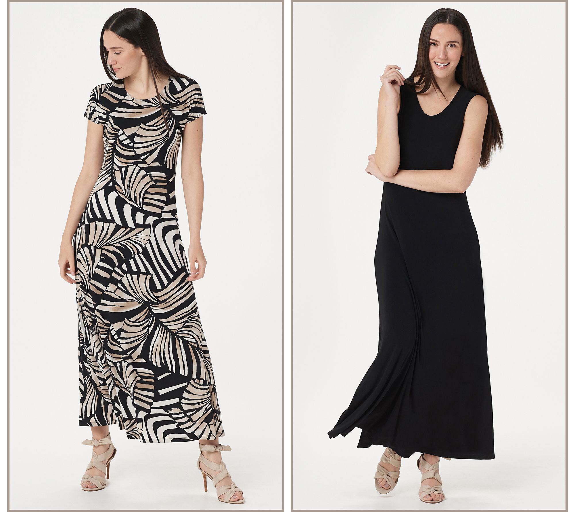 qvc renee maxi dress