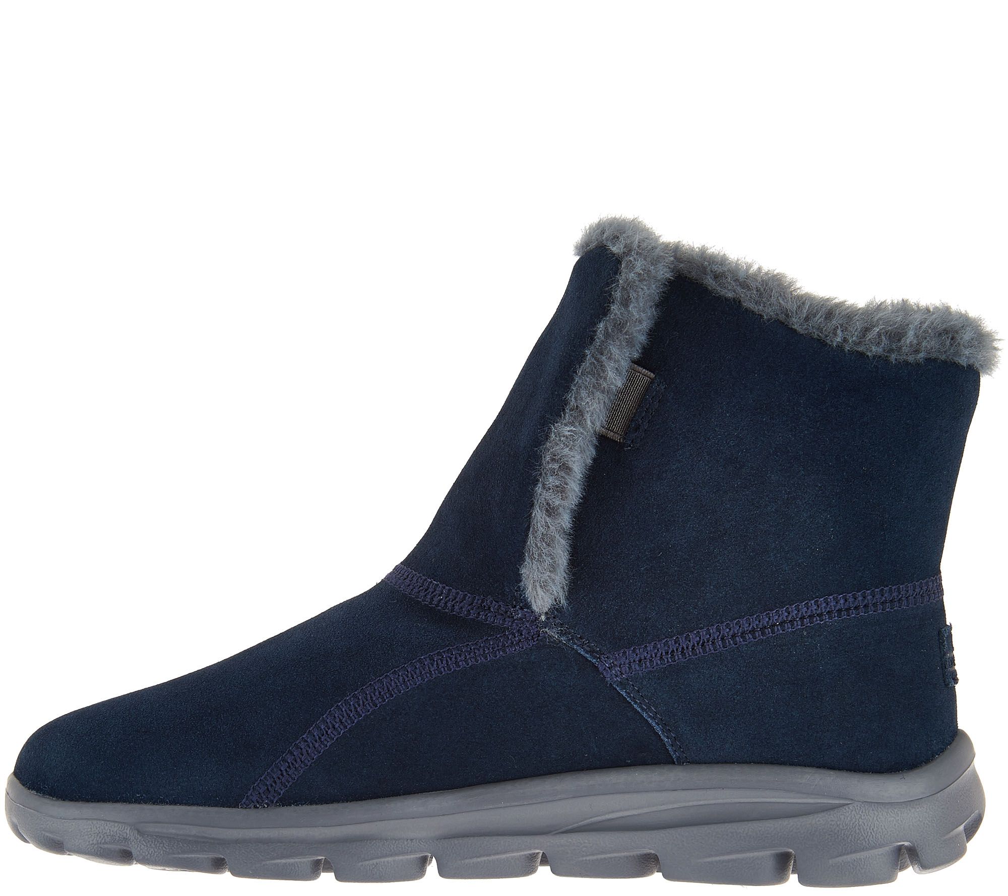 skechers go walk faux fur boots
