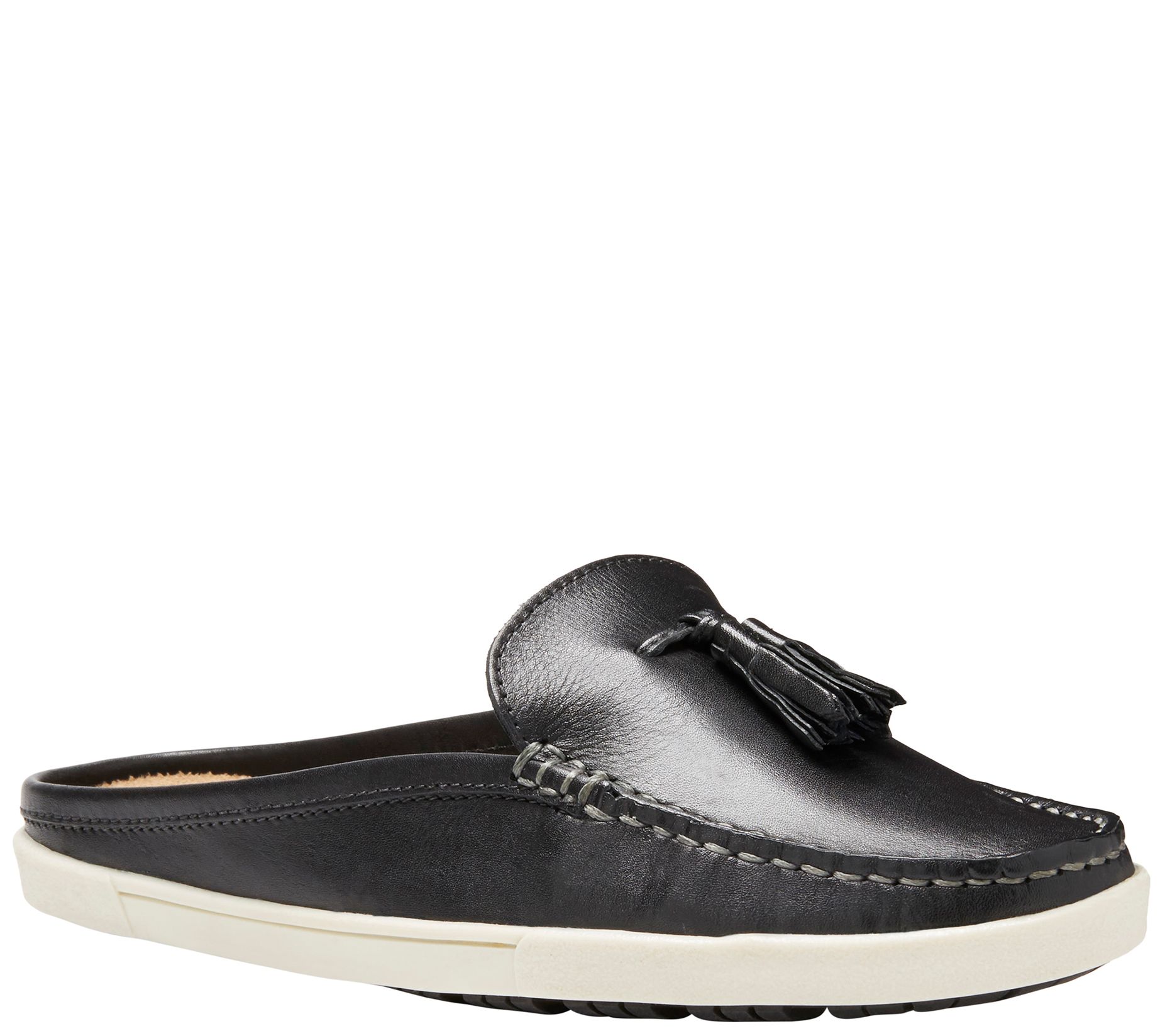eastland leather mules