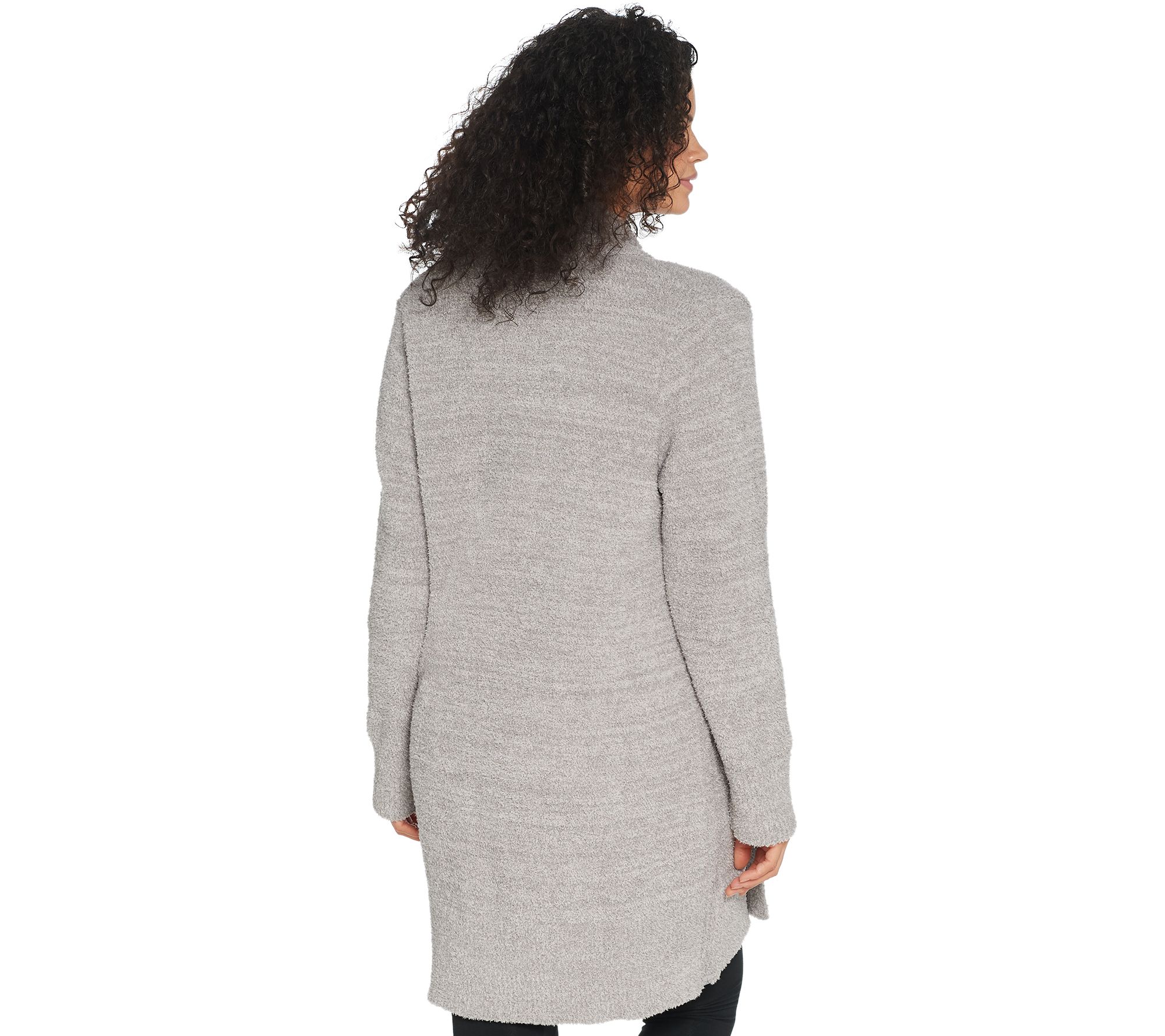 barefoot dreams cozychic cable shawl cardi