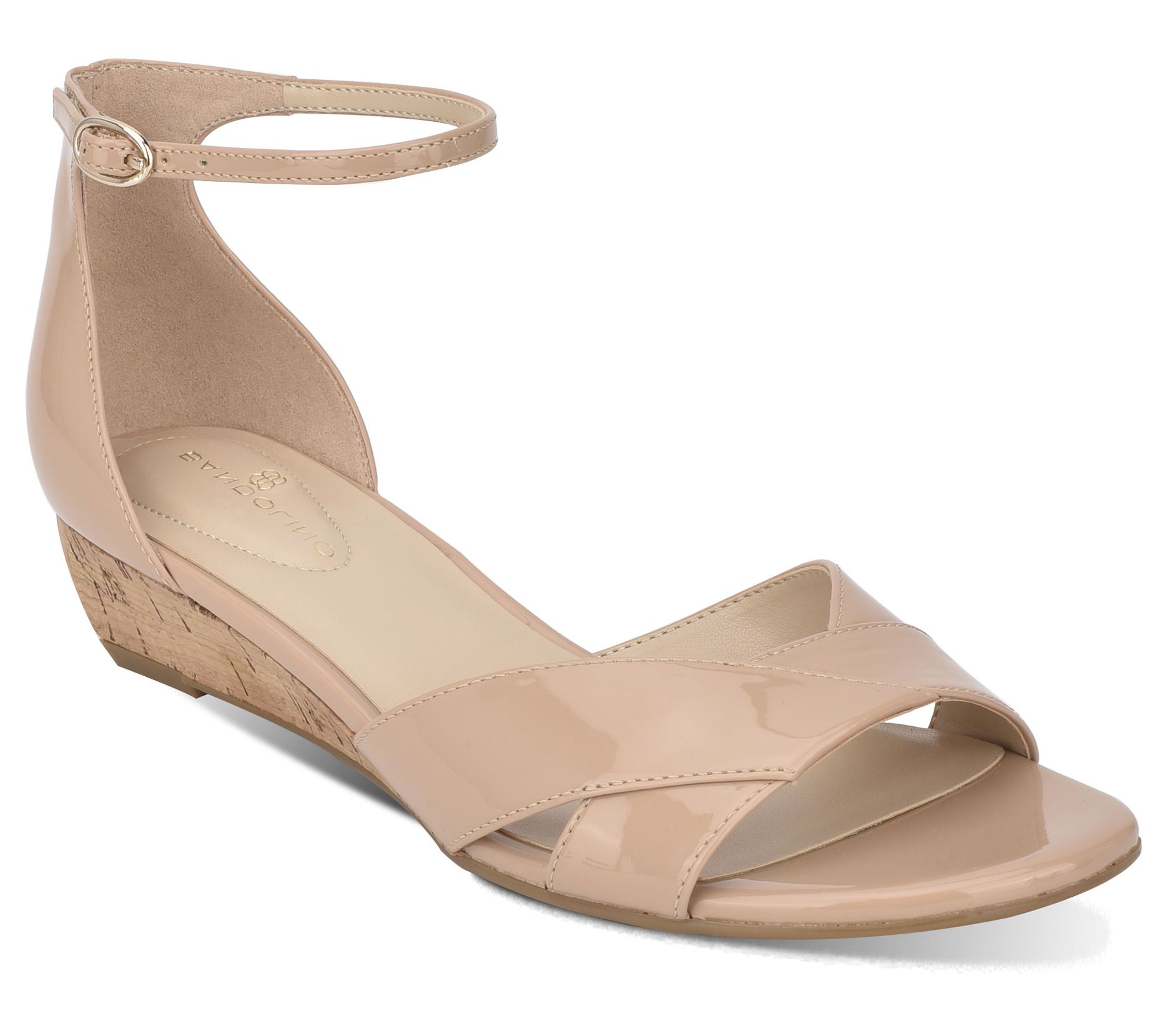 bandolino patent leather wedge